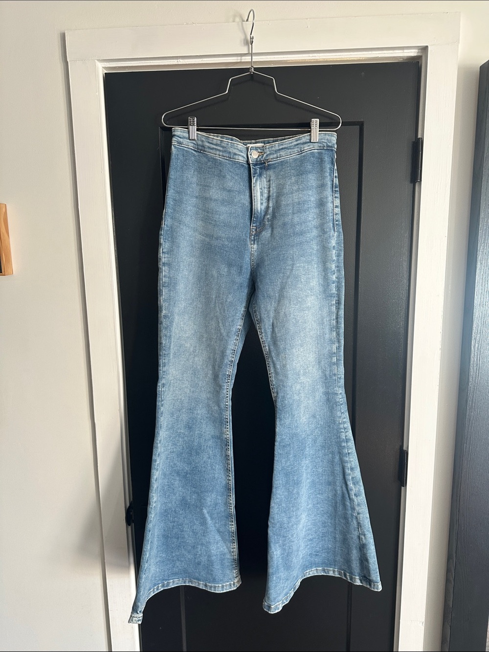 Forever 21 Light Blue Flare Jeans